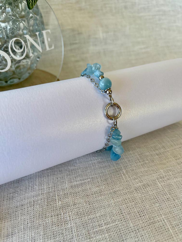 Bracelet Bloom - Aigue-Marine