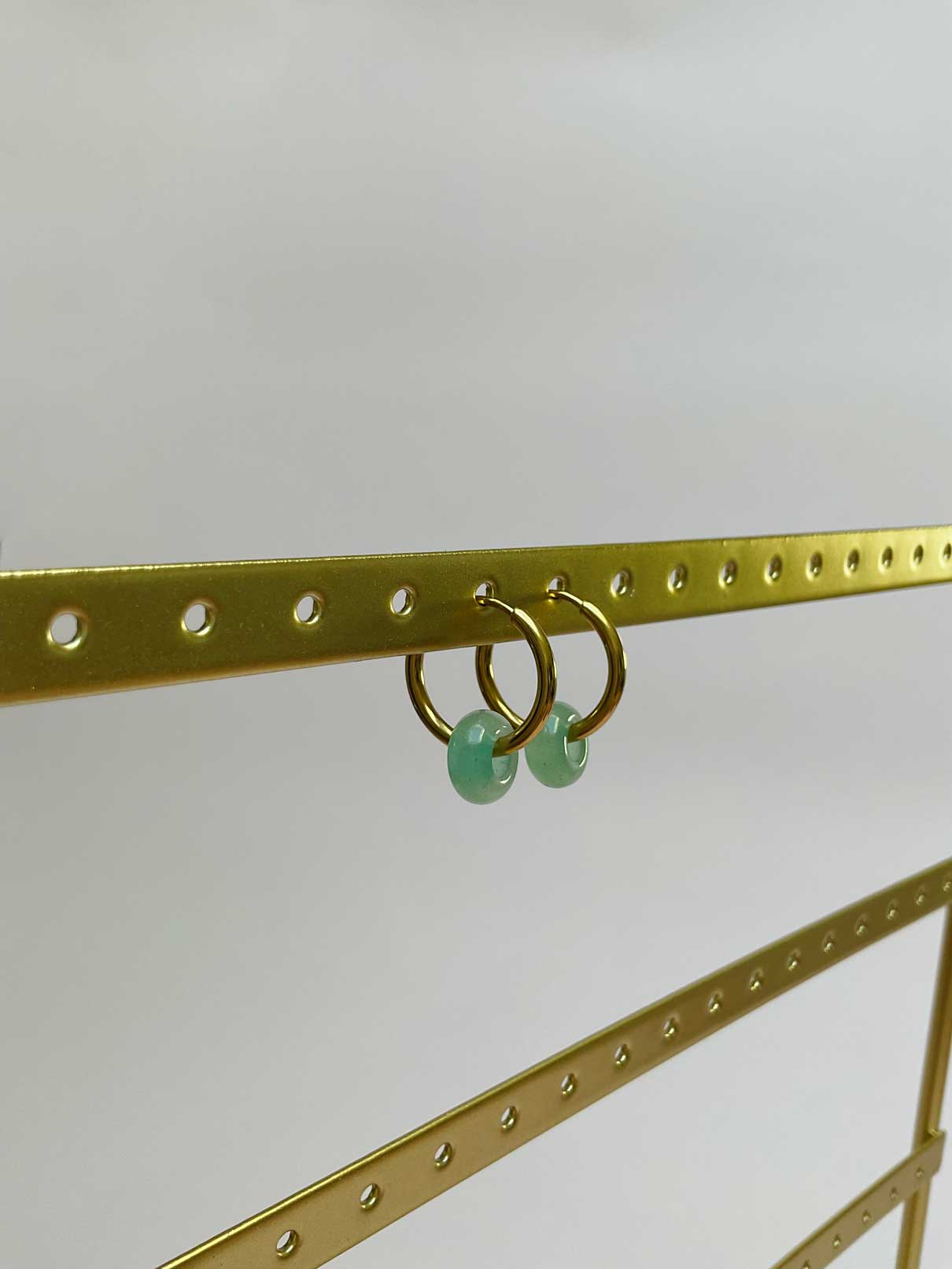 Boucles d'oreilles Dani - Agate Mousse