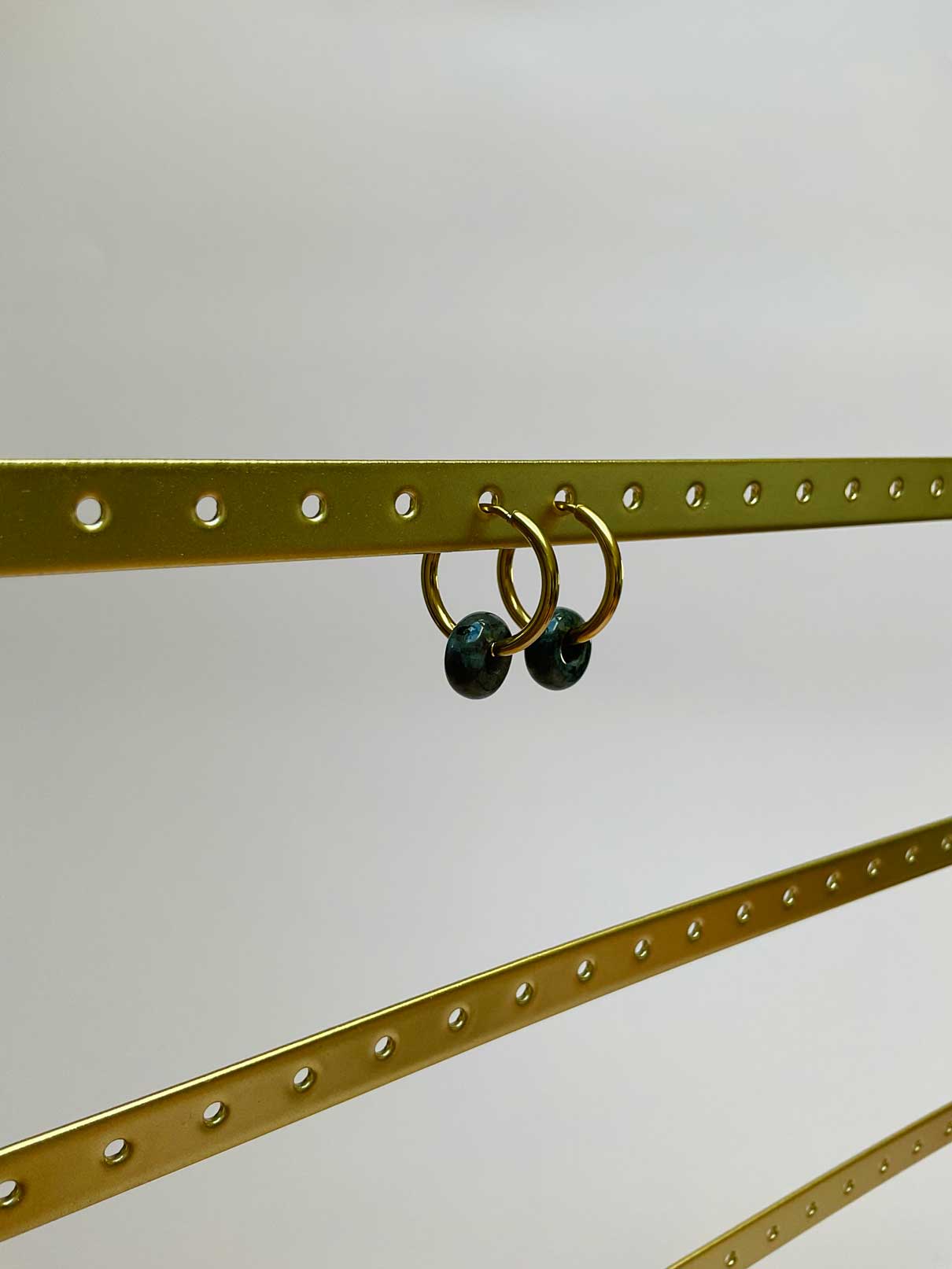 Boucles d'oreilles Dani - Jade Blanc