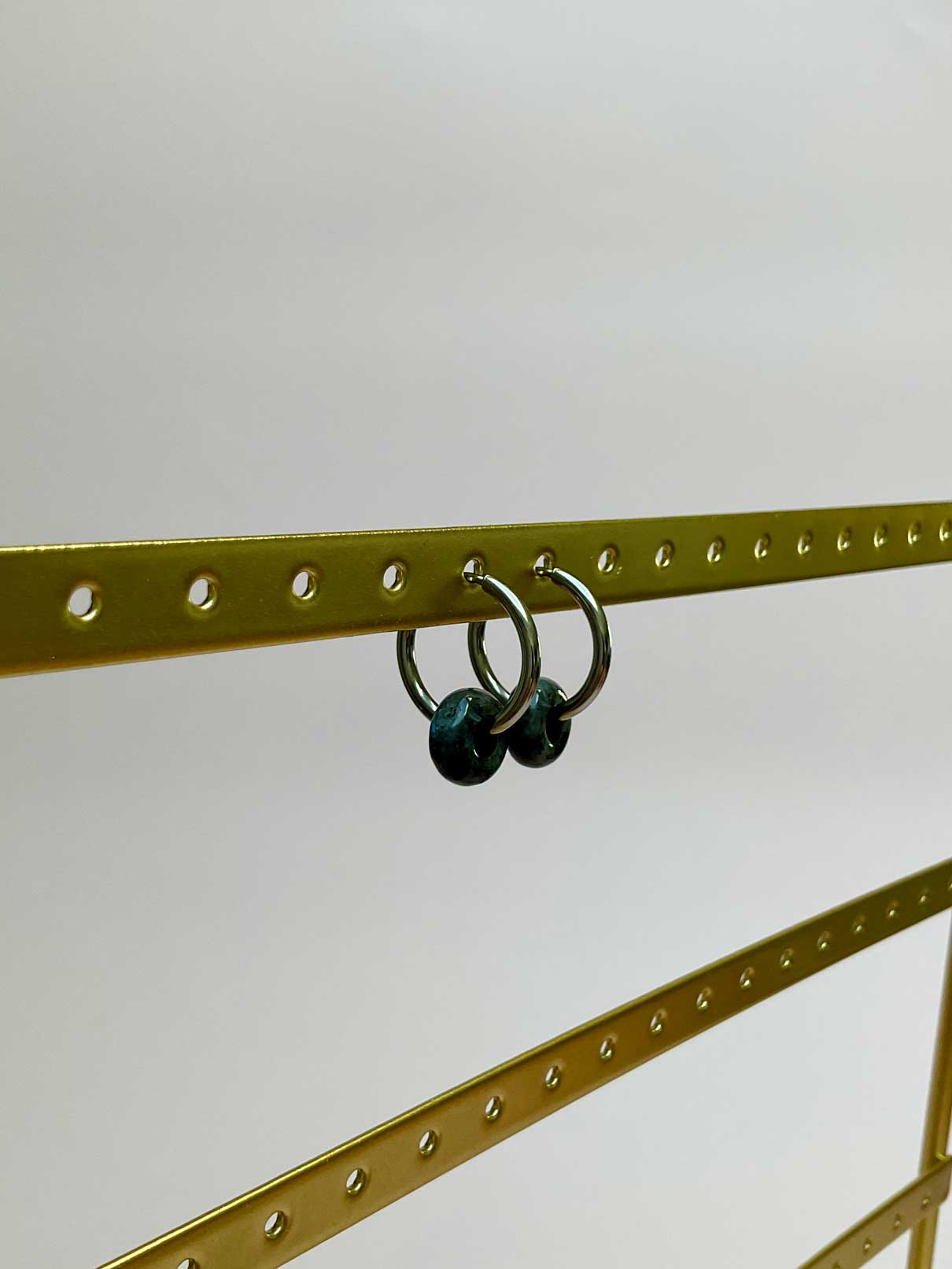 Boucles d'oreilles Dani - Agate Mousse