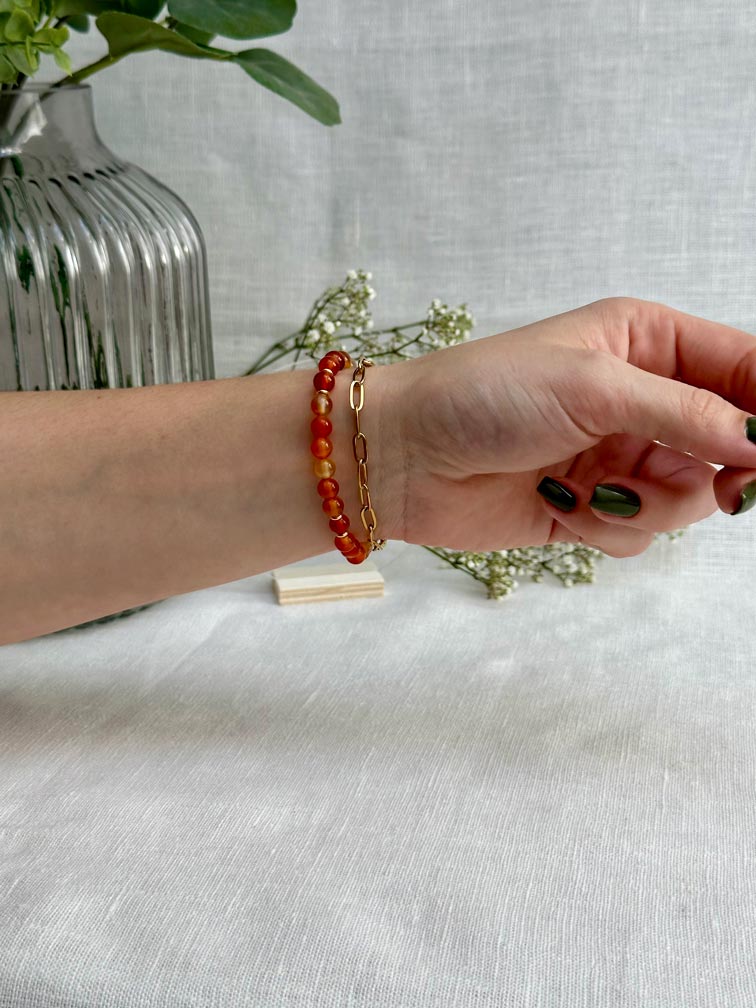 Bracelet Colyn - Cornaline