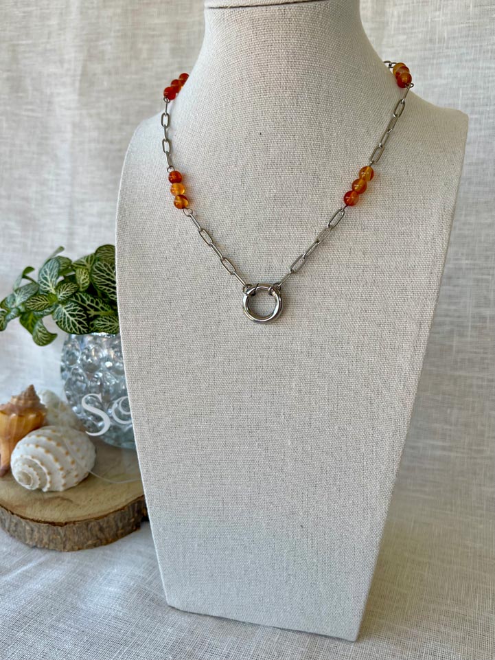 Collier Klo - Cornaline