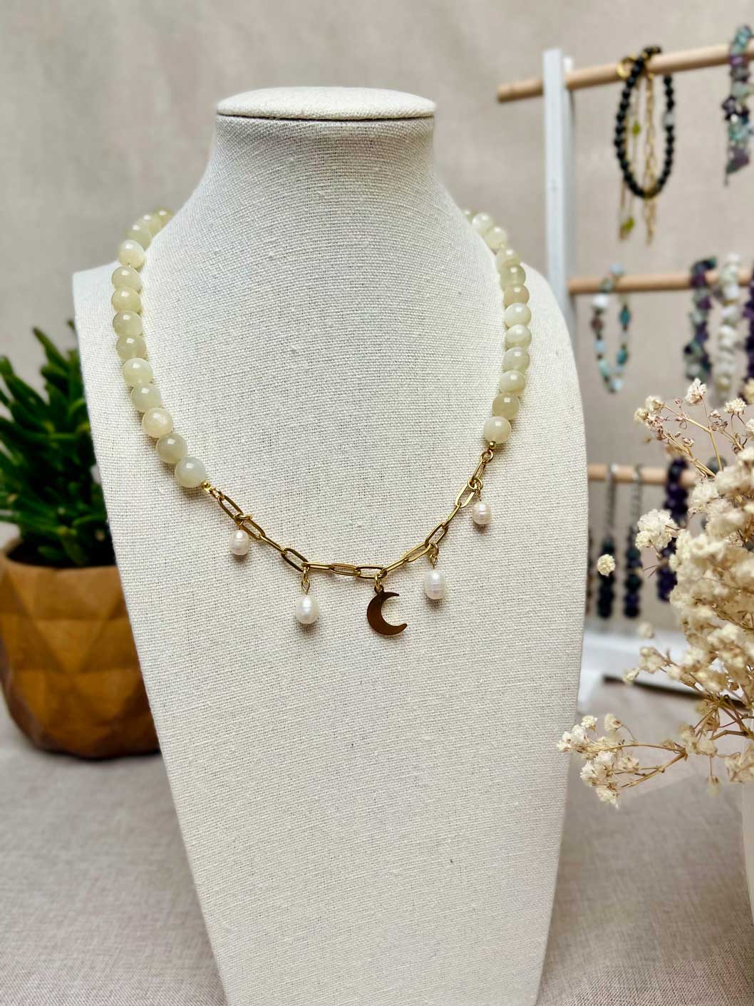 Collier Luna - Pierre de lune
