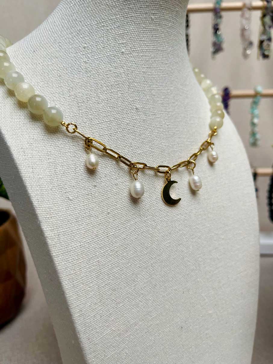 Collier Luna - Pierre de lune