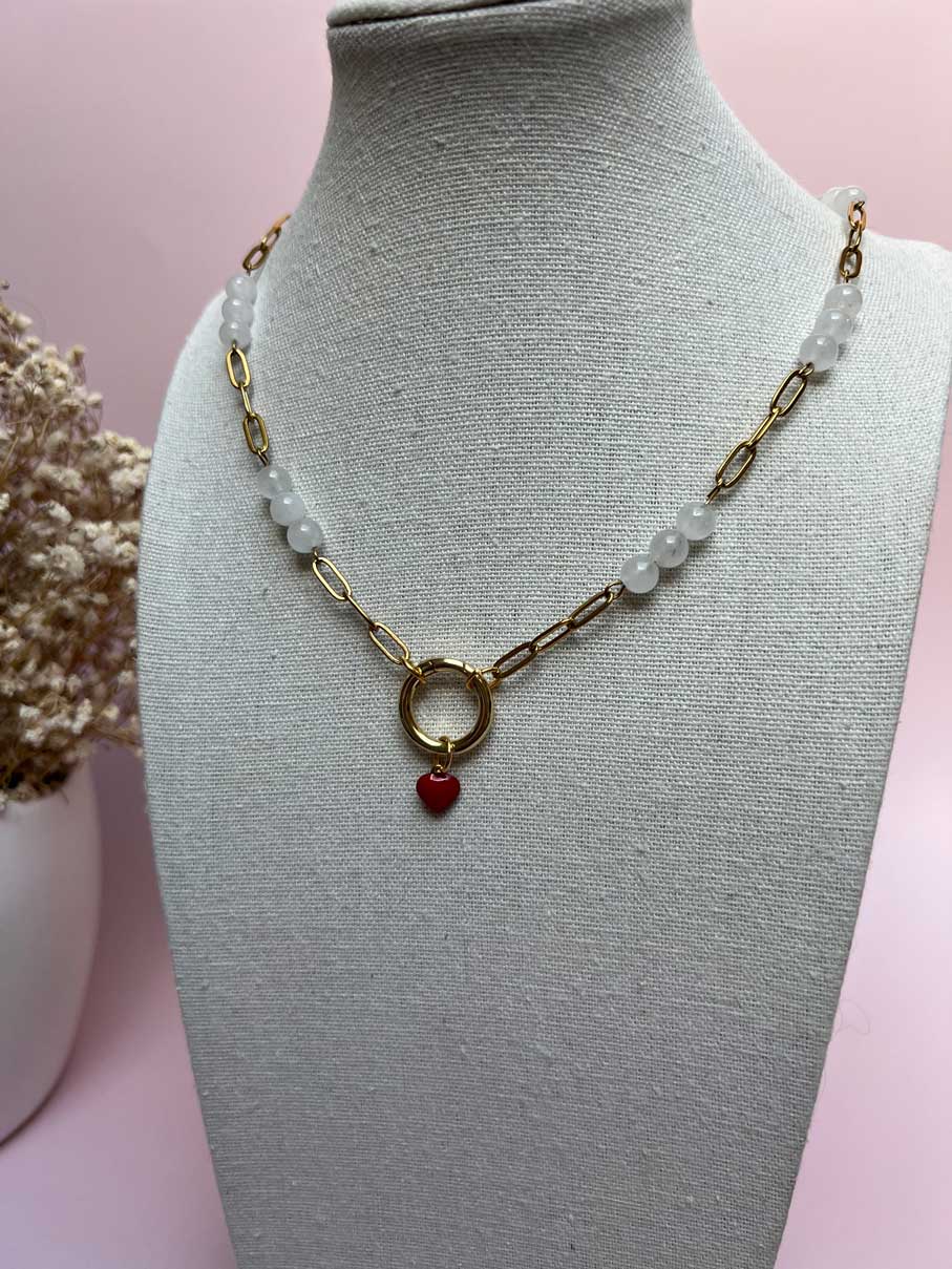 Collier Charms - Love Jade