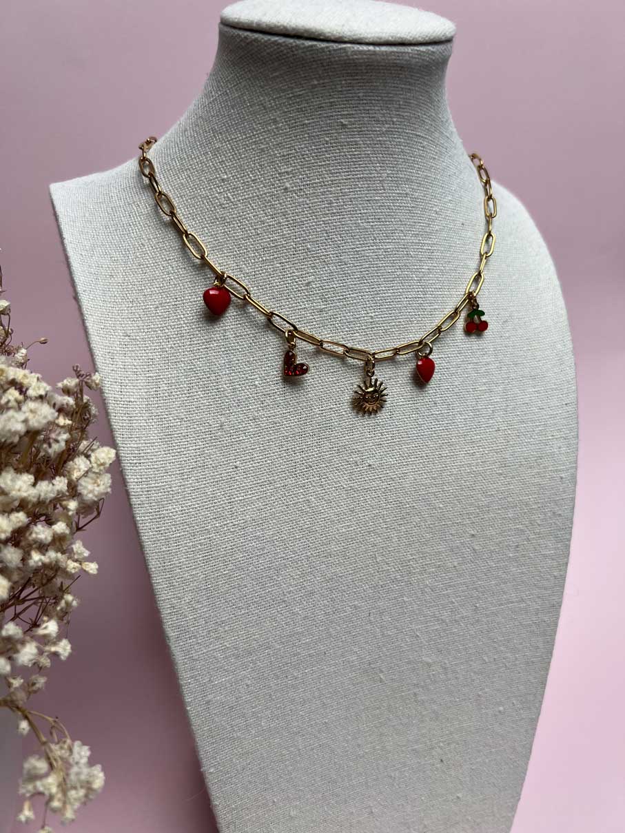 Collier Charms - Chéri