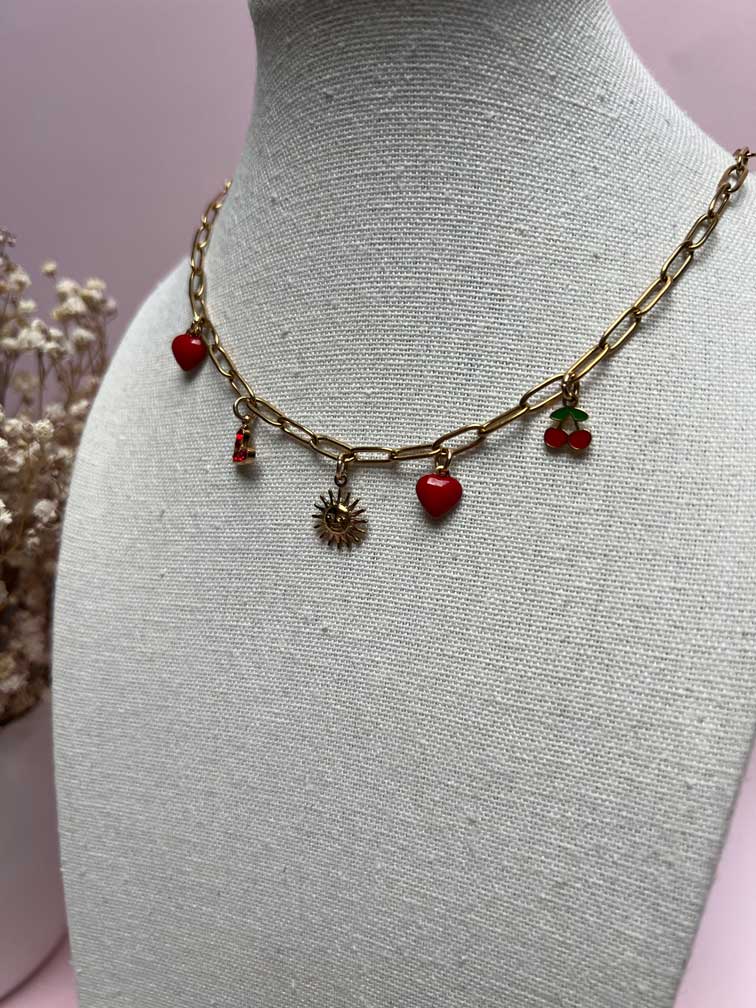 Collier Charms - Chéri