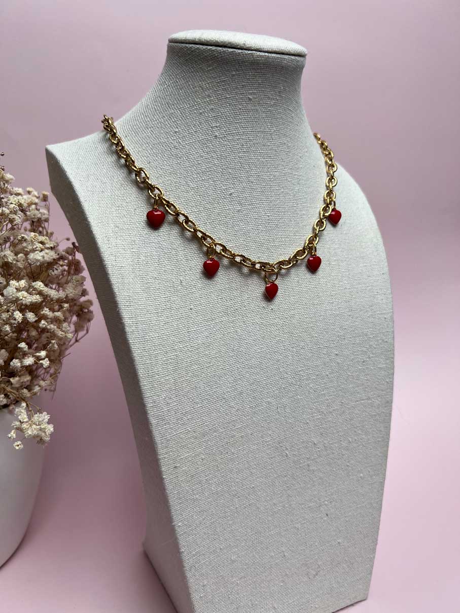 Collier Charms - Mon coeur