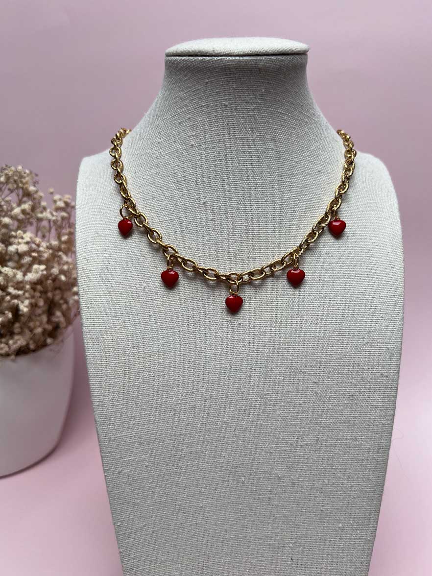 Collier Charms - Mon coeur