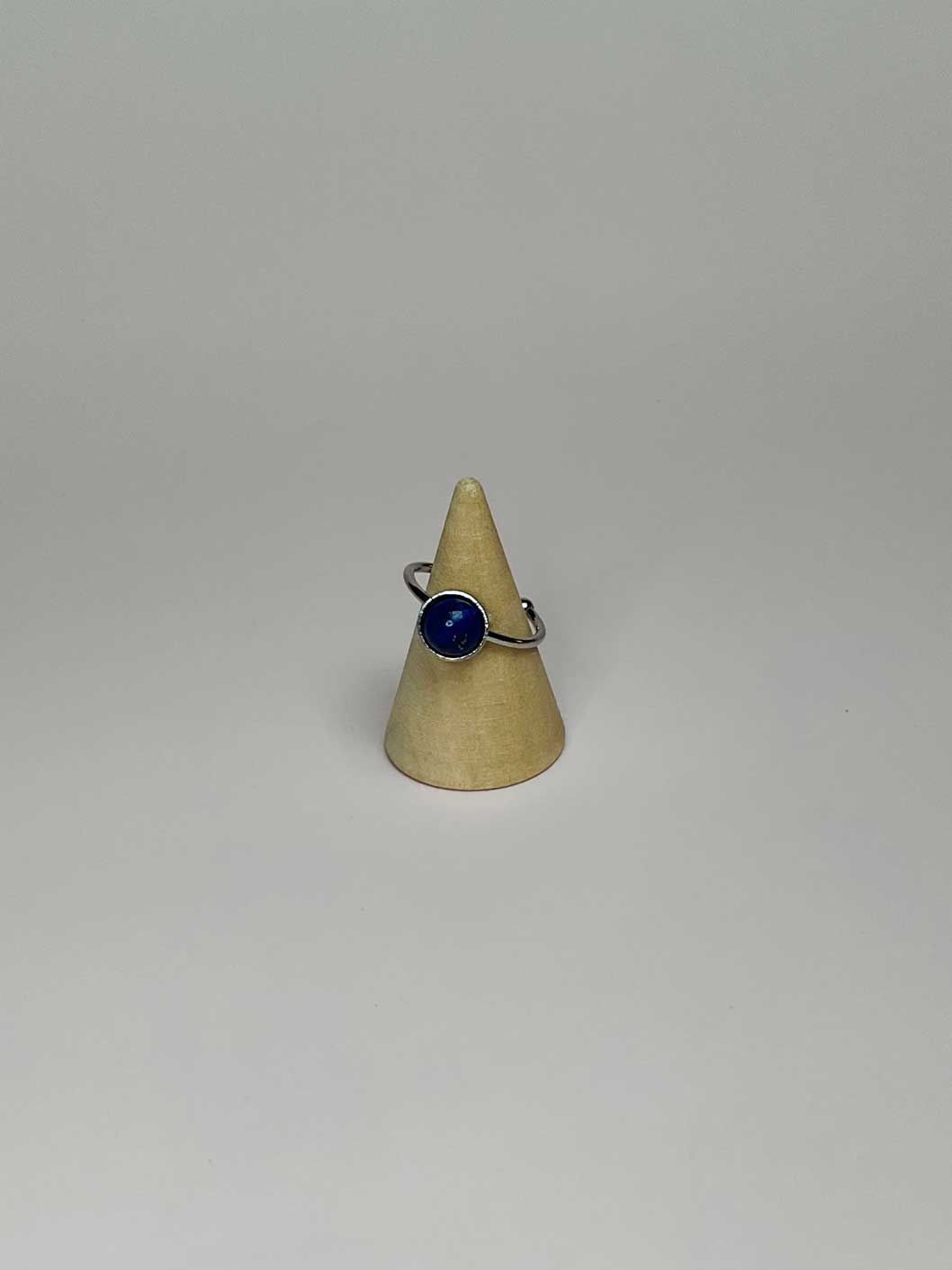 Bague Stella simple - Jade Blanc