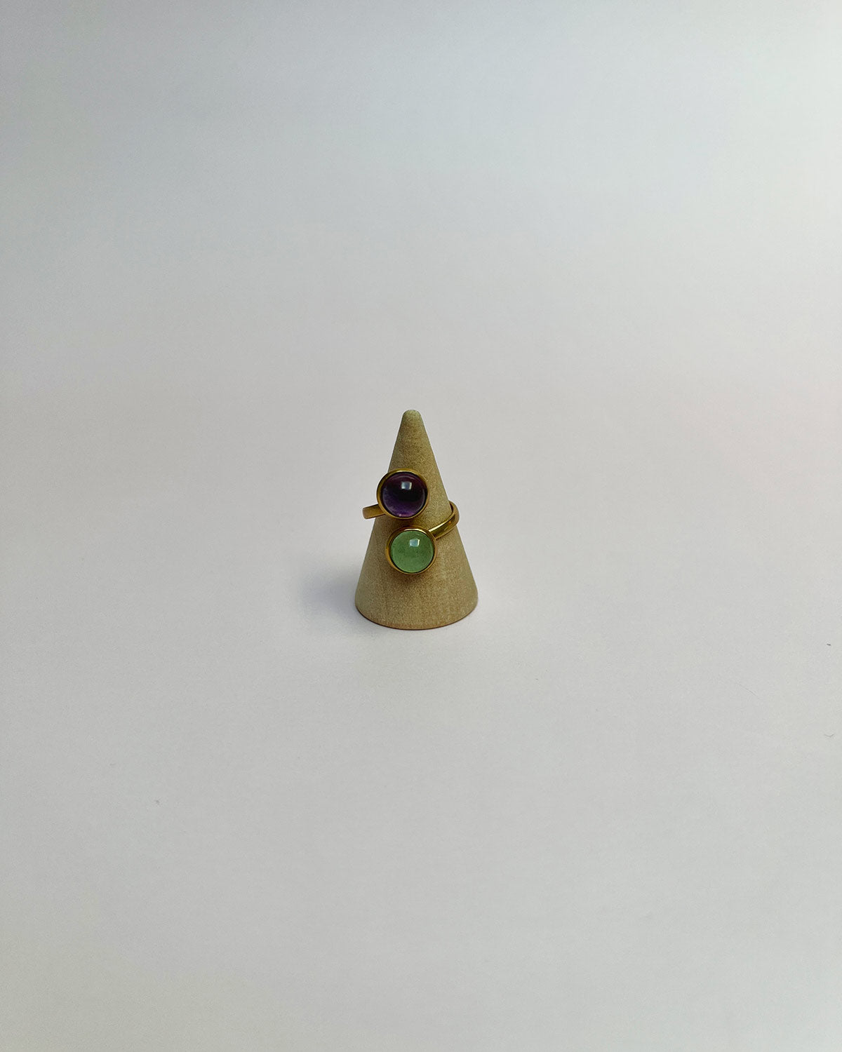 Bague Stella double - Aventurine