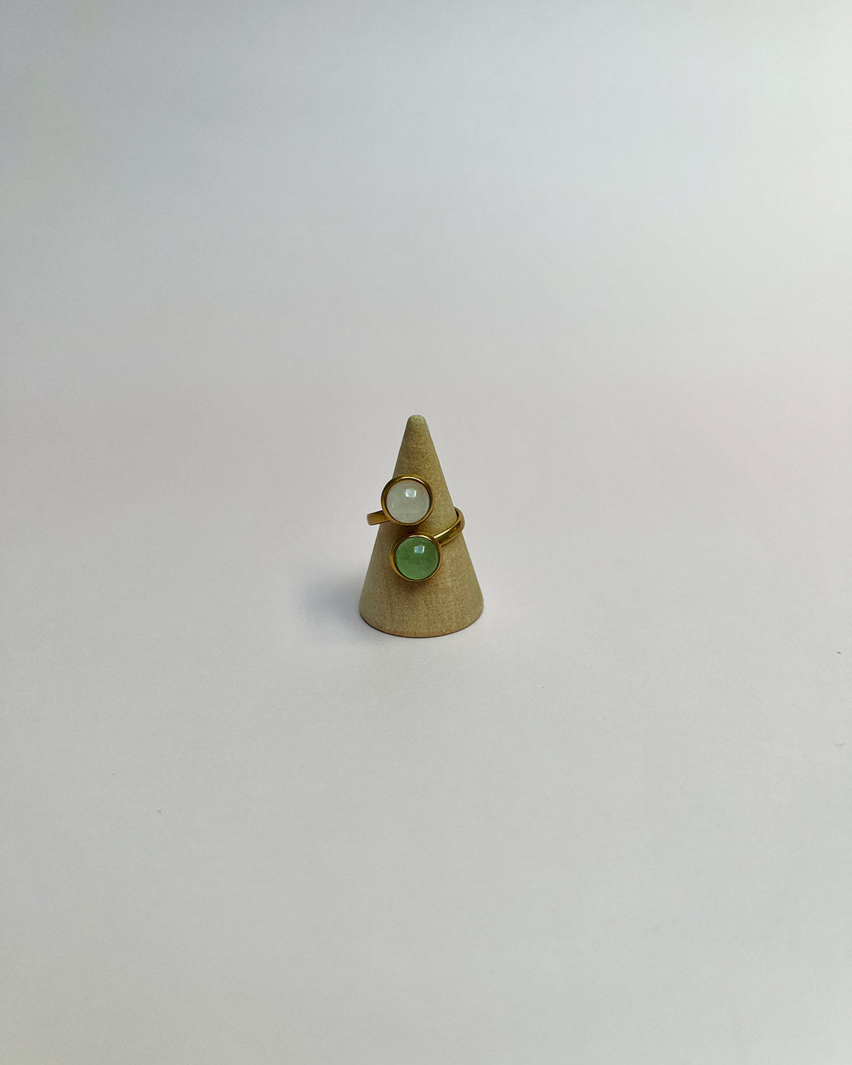 Bague Stella double - Aventurine