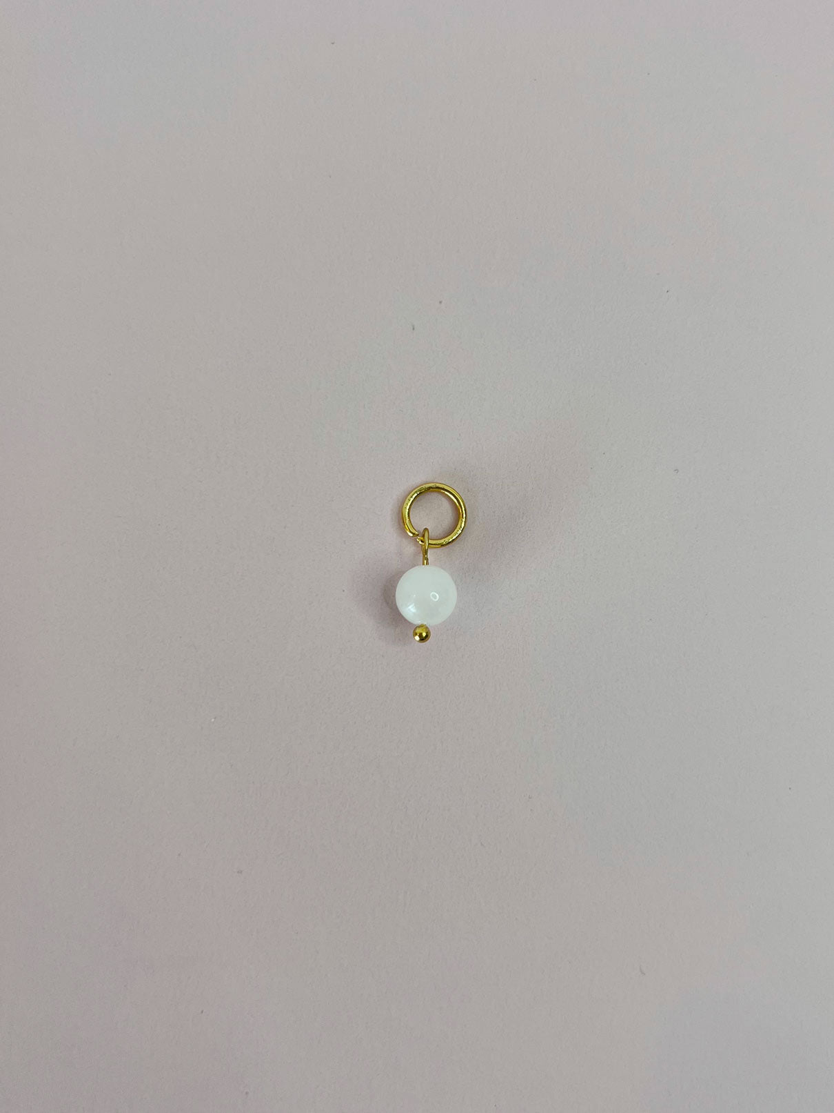 Pampille Jade blanc