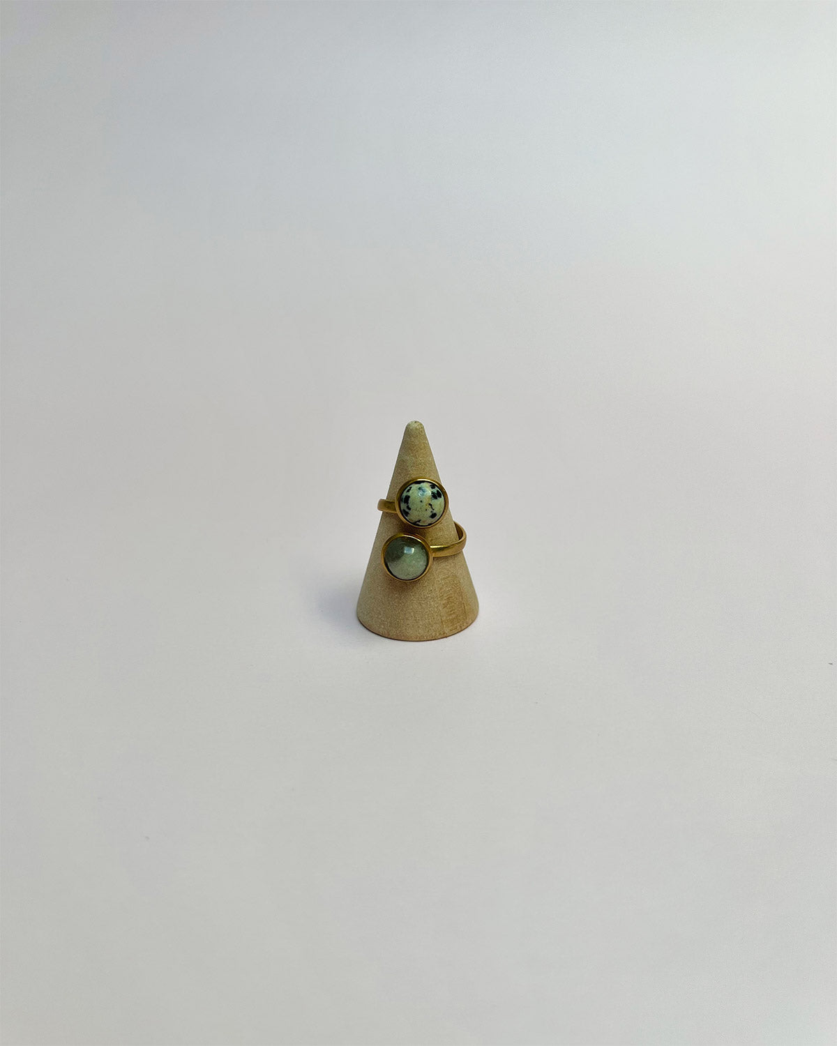 Bague Stella double - Labradorite