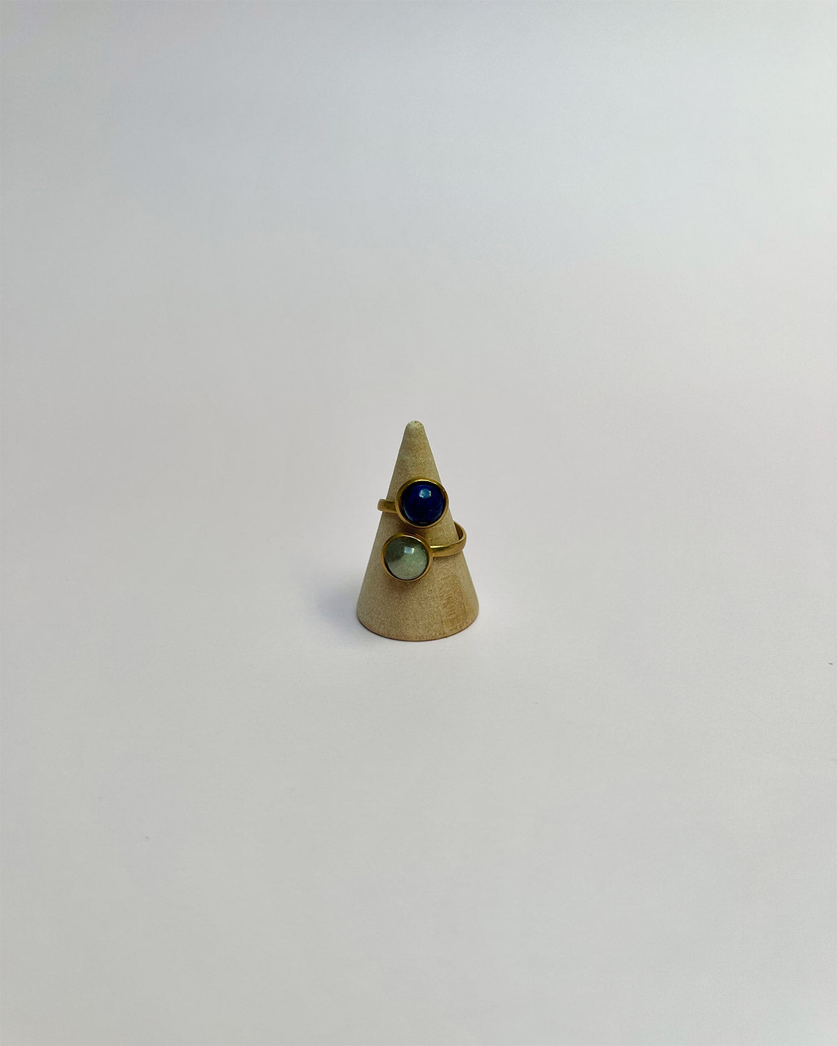 Bague Stella double - Labradorite