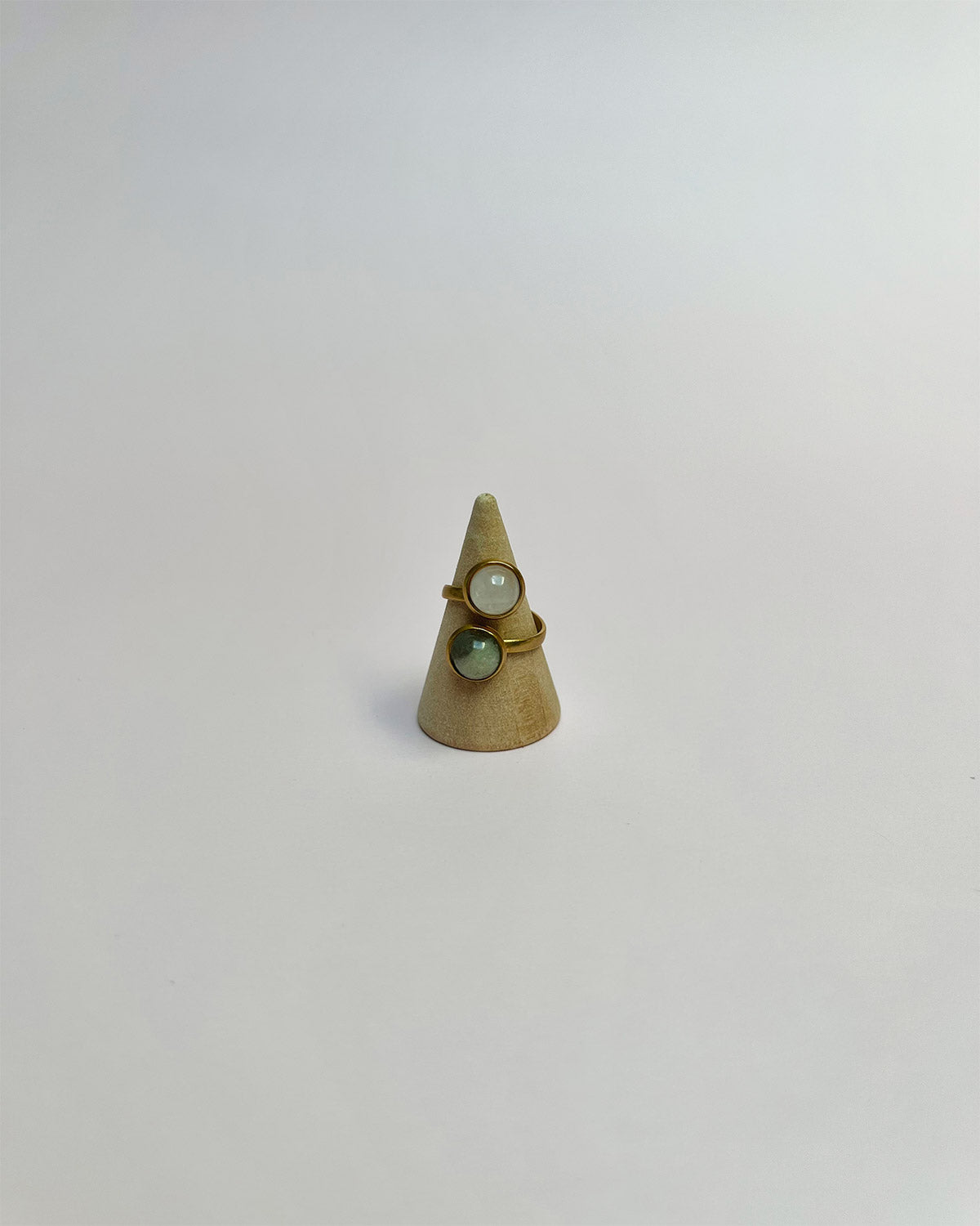 Bague Stella double - Labradorite