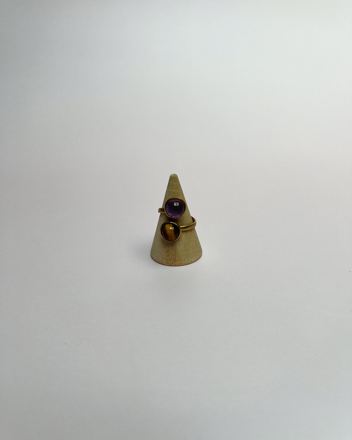 Bague Stella double - Oeil de tigre
