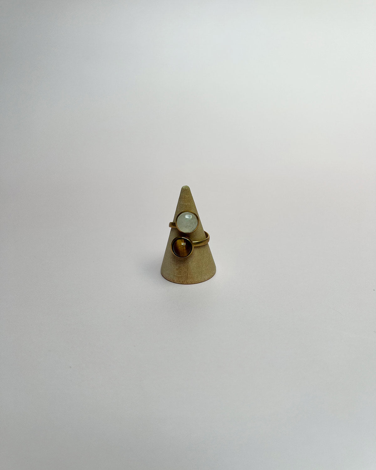 Bague Stella double - Oeil de tigre