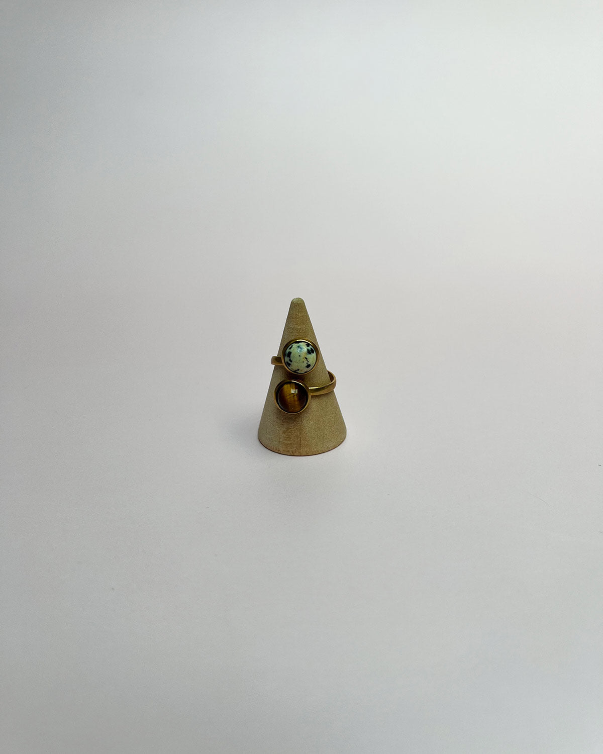 Bague Stella double - Oeil de tigre