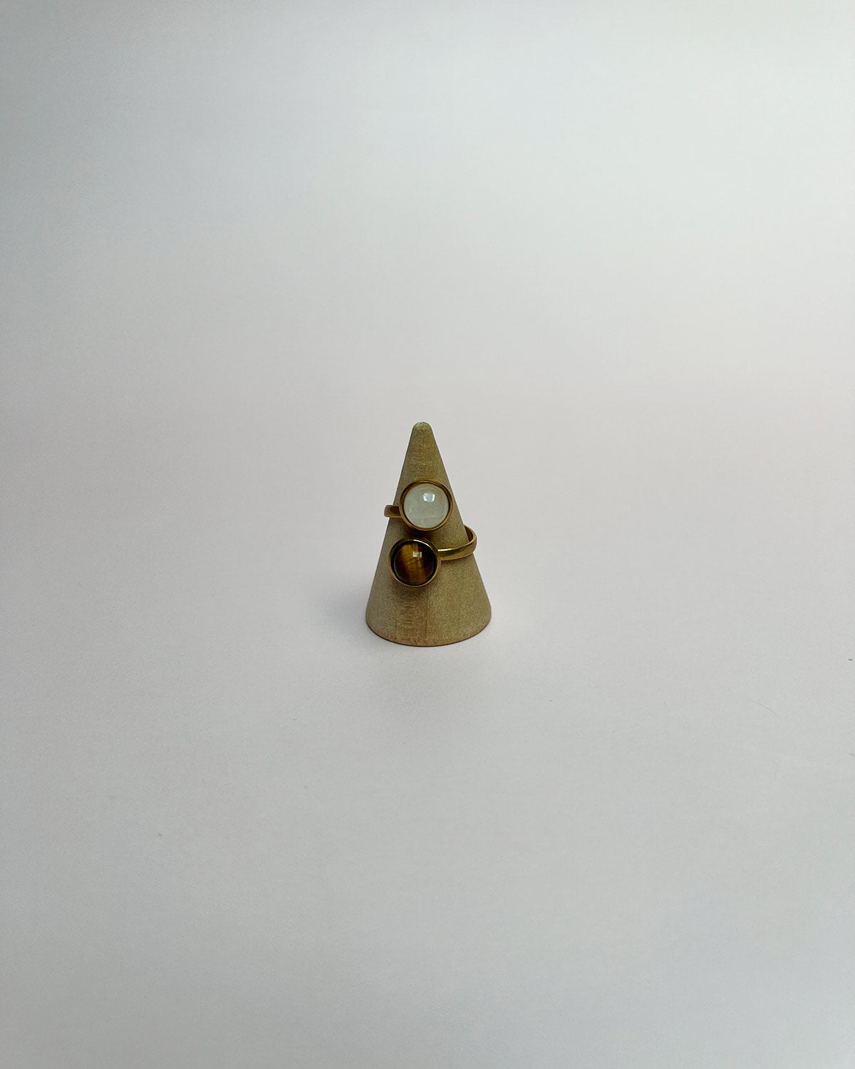 Bague Stella double - Oeil de tigre