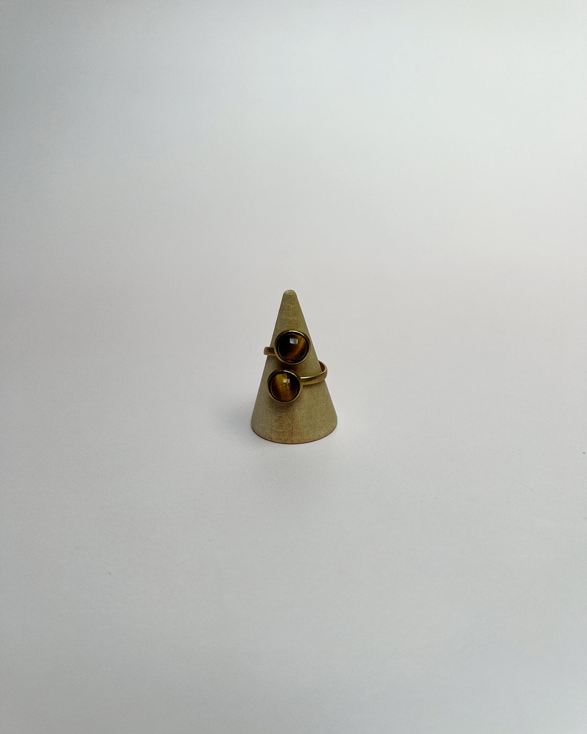 Bague Stella double - Oeil de tigre