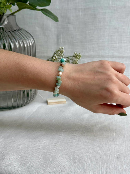 Bracelet June - Amazonite