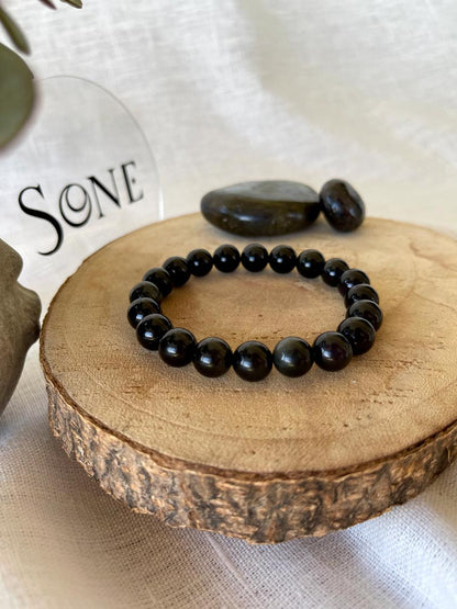 Bracelet Solo - Obsidienne