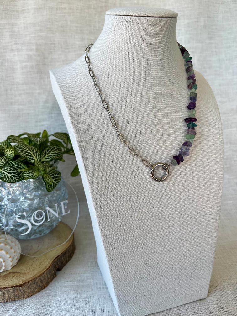 Collier Lulu - Fluorite