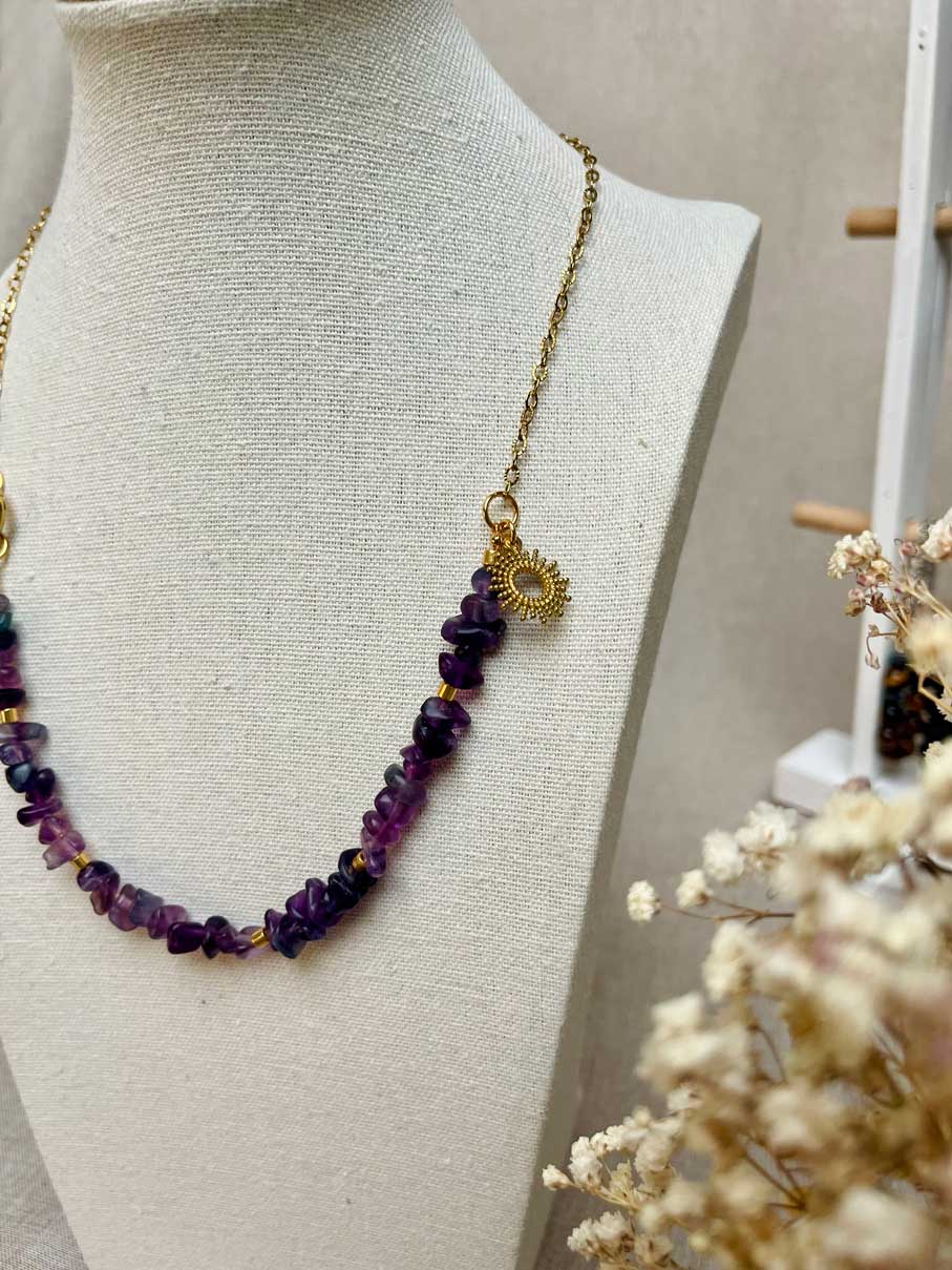 Collier Flow - Fluorite