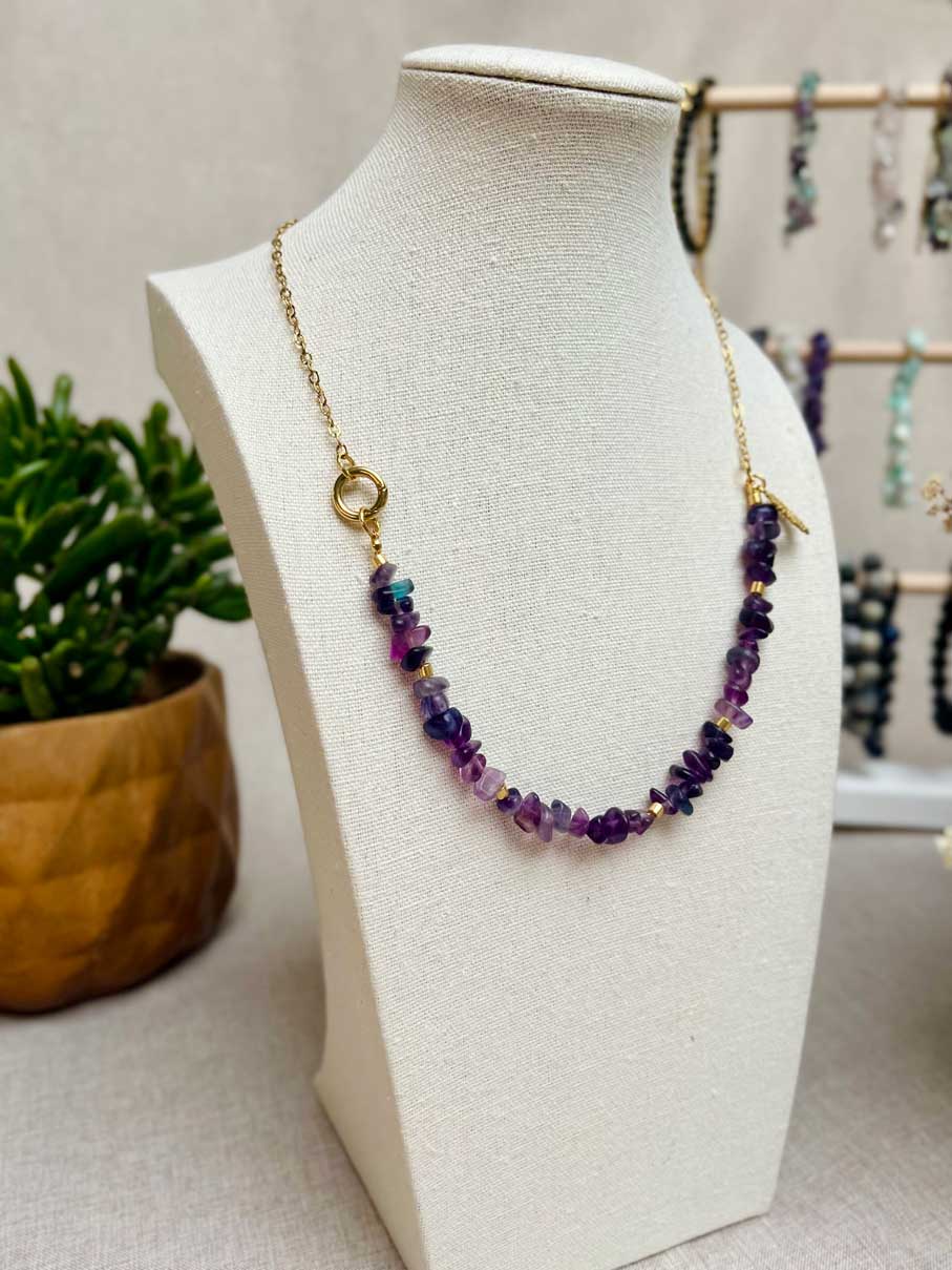 Collier Flow - Fluorite