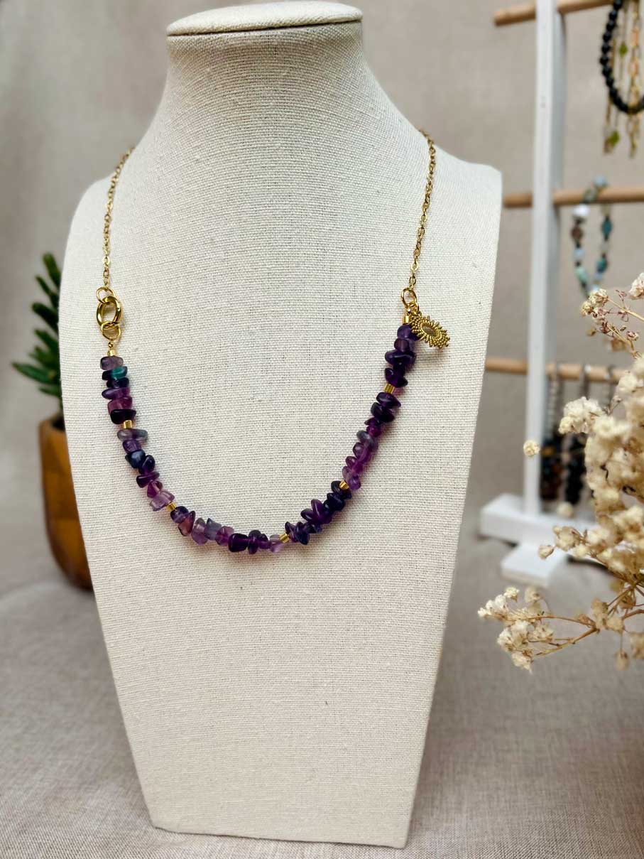 Collier Flow - Fluorite