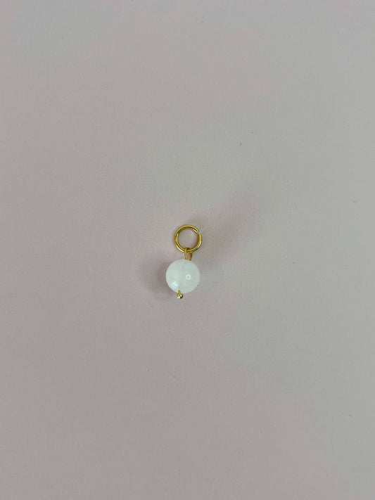Pampille Jade blanc