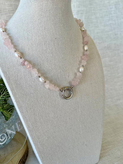 Collier Mademoiselle - Quartz Rose