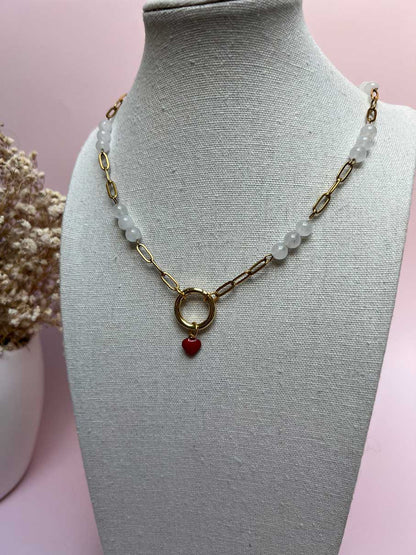 Collier Charms - Love Jade