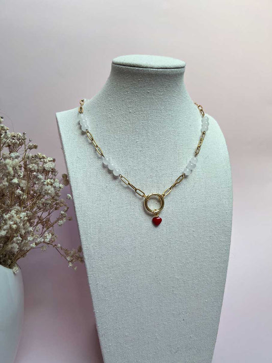 Collier Charms - Love Jade