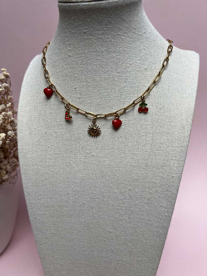 Collier Charms - Chéri