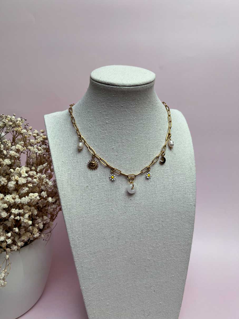 Collier Charms - Marguerite