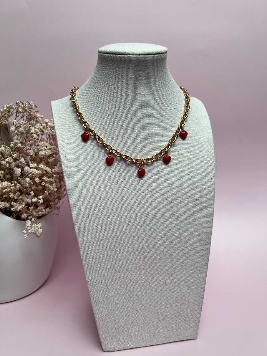 Collier Charms - Mon coeur