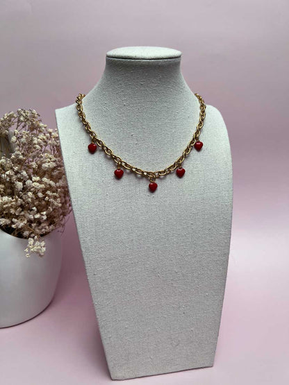 Collier Charms - Mon coeur