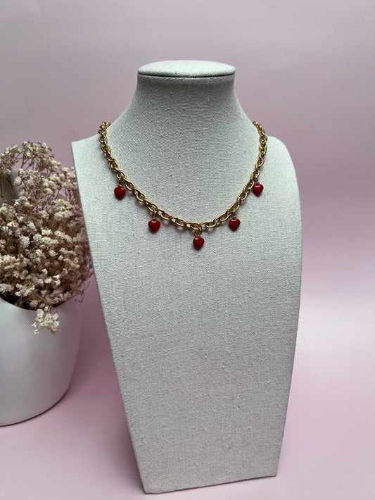 Collier Charms - Mon coeur