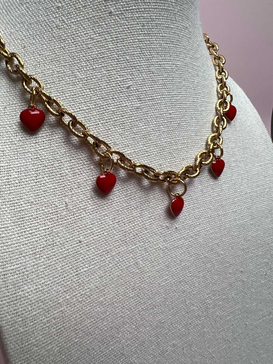 Collier Charms - Mon coeur