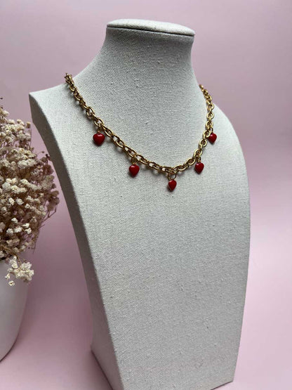 Collier Charms - Mon coeur